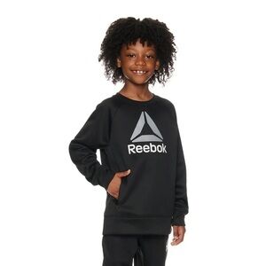 NWT Black Reebok Boys Crewneck - Size Medium
